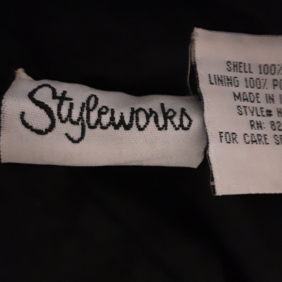 Vintage skirt women sequins detail short black event retro Y2K classic luxury 14 - Picture 6 of 8